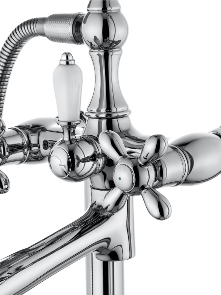 Смеситель для ванны напольного монтажа WONZON & WOGHAND RETRO, хром WW-88649020-CR Смеситель для ванны напольного монтажа WONZON & WOGHAND RETRO, хром WW-88649020-CR