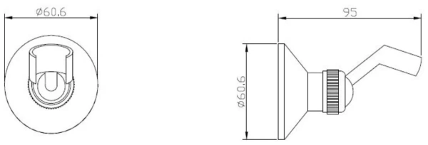 Держатель для душа Esko SH105Br