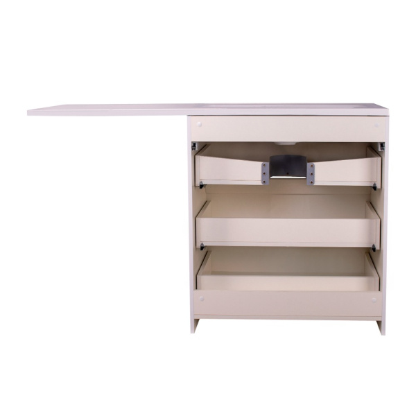 Тумба под стиральную машину напольная Style Line Даллас СС-00000558 белый