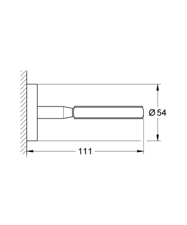 Держатель Grohe Bau Cosmopolitan 40585 001 (4058501)