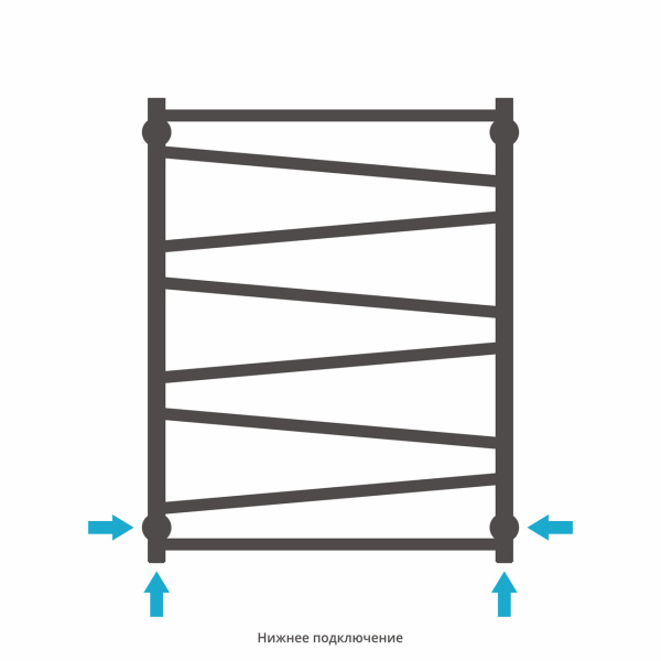 Полотенцесушитель Водяной Сунержа Сирокко (80х60) Хром 00-0253-8060 Полотенцесушитель Водяной Сунержа Сирокко (80х60) Хром 00-0253-8060