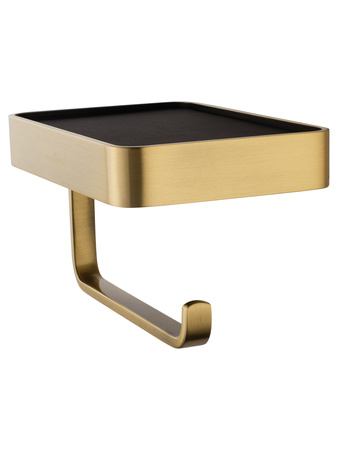 Держатель для туалетной бумаги с полкой WONZON & WOGHAND ROMA, бронза WW-7236