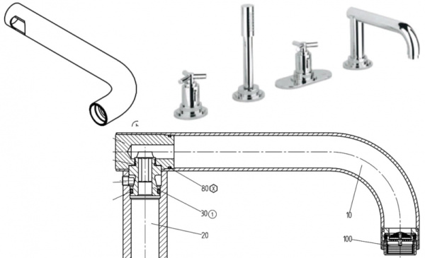 Излив GROHE 11771638