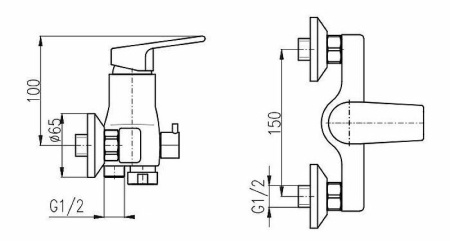 Смеситель для душа Rav Slezak Colorado CO253T.5
