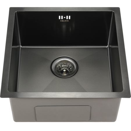 Кухонная мойка: (45х45х22) MELANA ProfLine D4545HB, графит