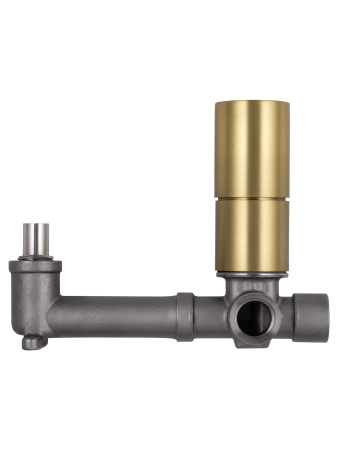 Смеситель для раковины встраиваемый WONZON & WOGHAND, брашированное золото WW-105-BG