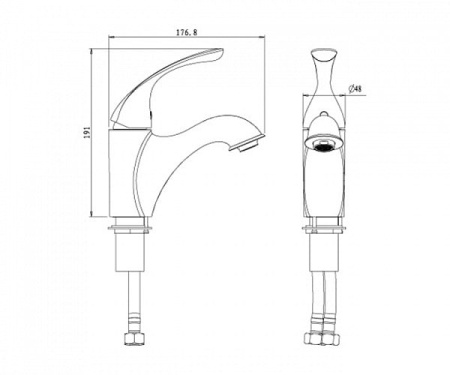Смеситель для раковины Lemark Intense (LM5606C)