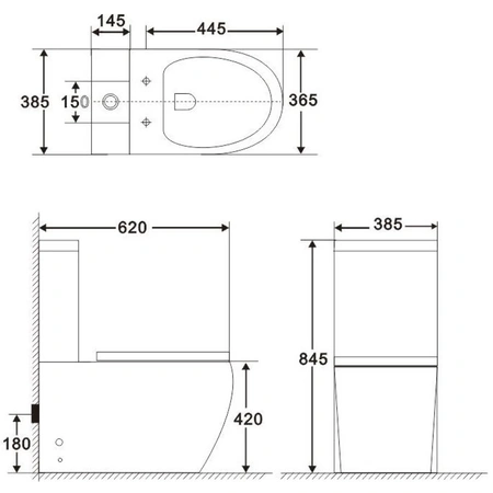 Унитаз напольный BelBagno Amanda BB051CPR/BB051T/BB076SC