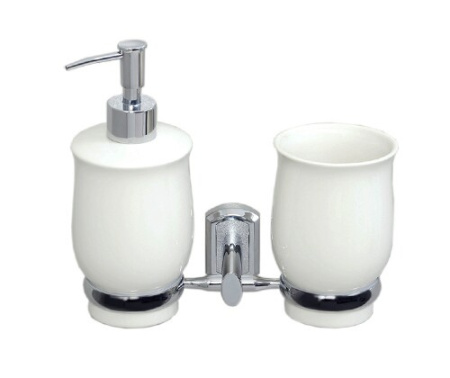 Стакан для зубных щеток и дозатор Wasserkraft K-24189 SET1501