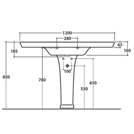 Пьедестал Globo Relais RE005.BI