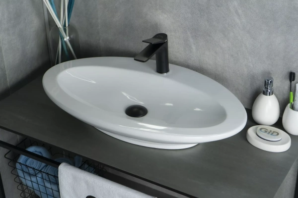 Раковина накладная (71х42) Gid Tr422