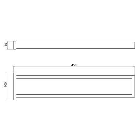 Полотенцедержатель двойной Timo Selene 17052/17