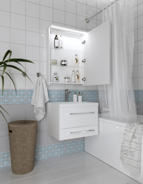 Зеркало-шкаф (60х82)  1Marka Соната 60  Ц0000007617