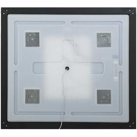 Зеркало (80х80) BelBagno Kraft SPC-KRAFT-800-800-SENS-NERO AL с подсветкой