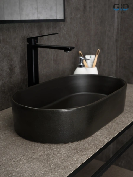 Раковина накладная (52,5х30,5) Gid N9020bg