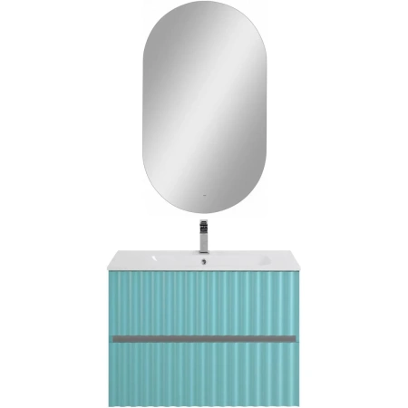 База под раковину Art&Max Еlegant AM-ELEGANT-800-2C-SO-MM-LED Светло-зеленый матовый