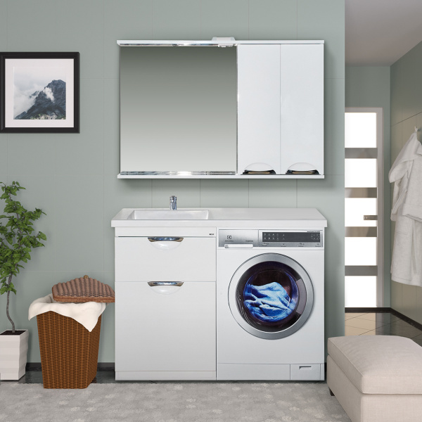 Тумба под стиральную машину Misty Куба 60  П-Куб-01060-0121ЯБК