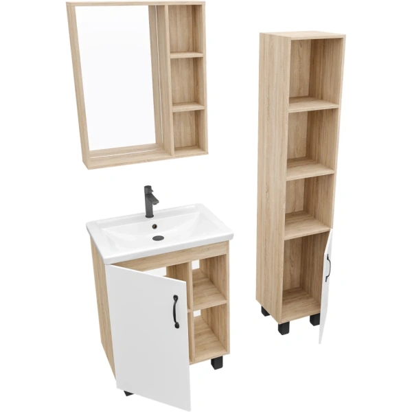 Зеркало (62х77) Grossman Флай 206001 универсальное дуб сонома