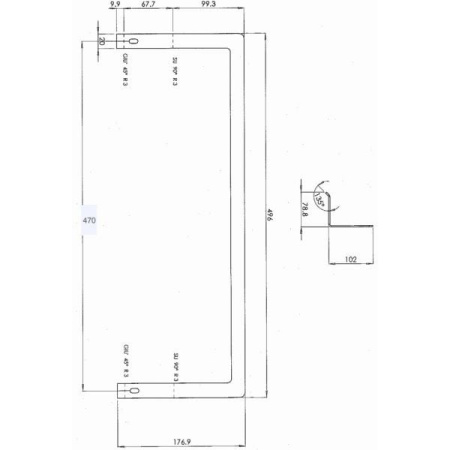 Полотенцедержатель для раковин Artceram Blend BLA001/ 3105 cr