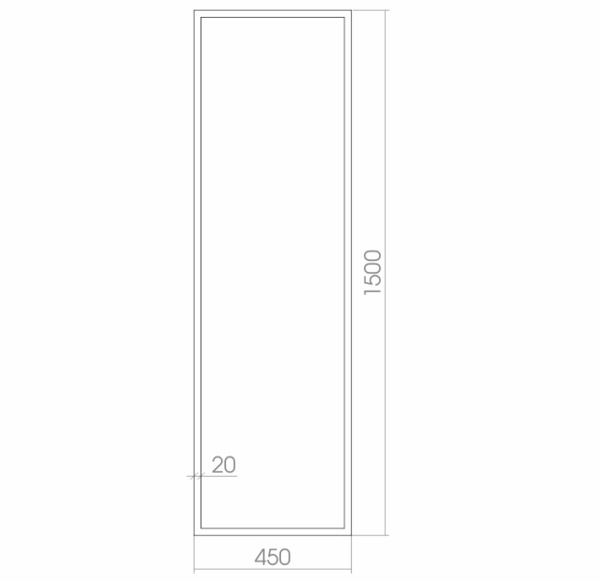 Зеркало (45х150) Silver Mirrors  Моника ФР-00001406