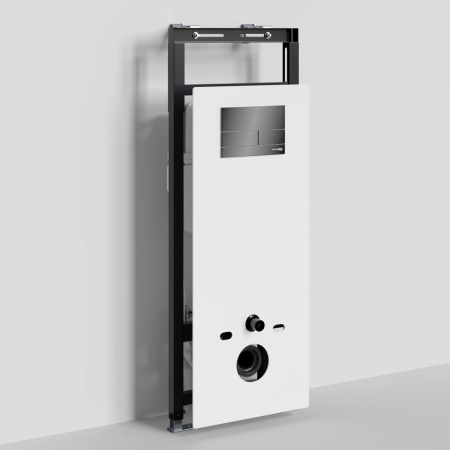 Инсталляция для подвесного унитаза WasserKraft Salm 27TLT.010.ME.WH.PB04