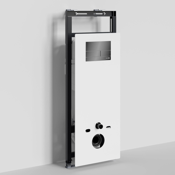 Инсталляция для подвесного унитаза WasserKraft Salm 27TLT.010.ME.WH.PB04