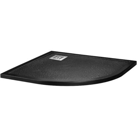 Поддон из искусственного мрамора BelBagno TRAY-MR-UNO-R-90-550-35-NERO-CR