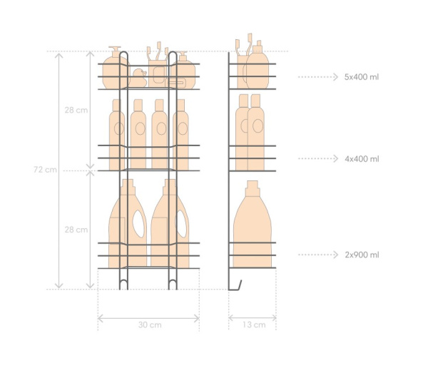 Полка прямоугольная ЧМЗ Стамбул 501-003-01