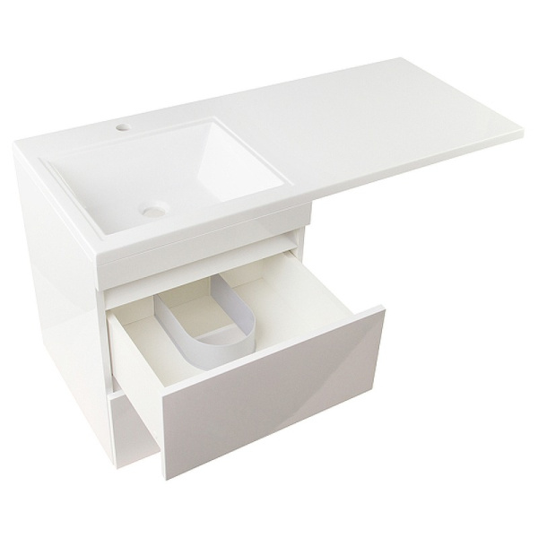 Тумба под стиральную машину напольная Style Line Даллас СС-00000651 белый