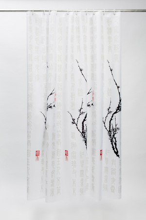 Штора для ванной комнаты IDDIS Cherry Tree 200*200 см 200*200 см (SCID100P)