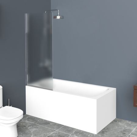 Душевая шторка на ванну (80х150) BelBagno UNO-V-1-80/150-P-Cr-L