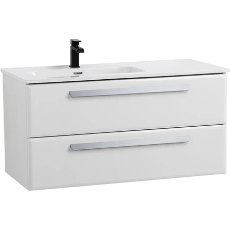 Тумба под раковину Cezares ECO-CER-N-1000-2C-SO-BL-L Bianco Lucido без ручек