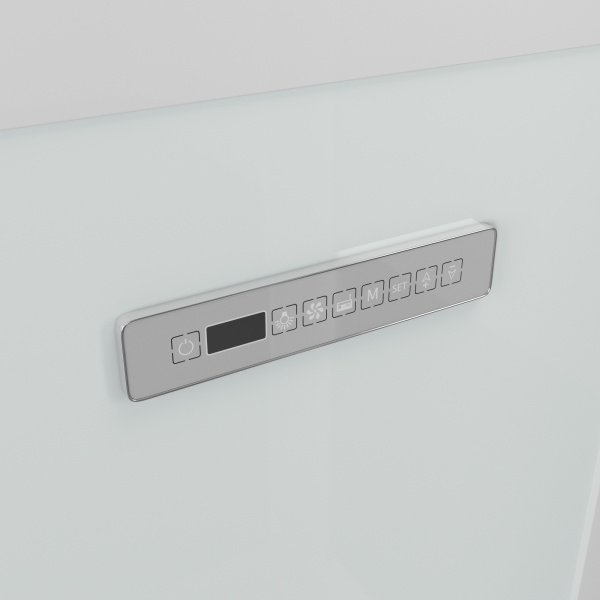 Душевая кабина (90х100) Grossman  GR126 распашная, белый, прозрачный