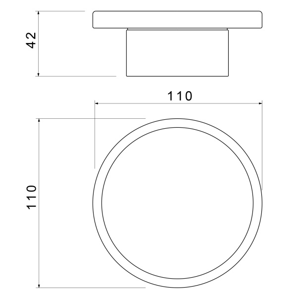 Мыльница настольная Timo Saona черный 13221/03