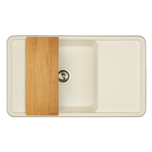 Кухонная мойка Aquaton Беллис 87 1A724832BS240 жемчуг