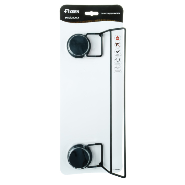 Полотенцедержатель Fixsen трубчатый 2-ой MAGIC BLACK FX-45002