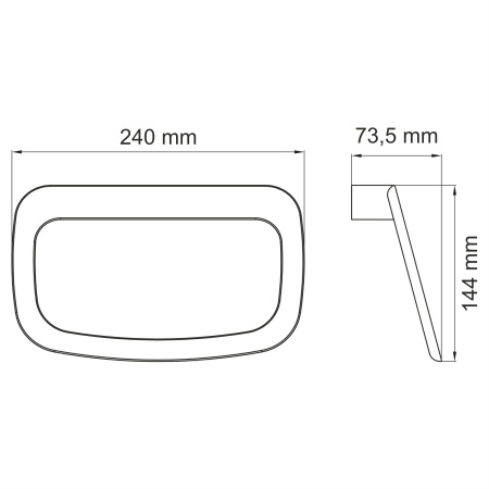 Держатель полотенец WasserKRAFT Elbe K-7260