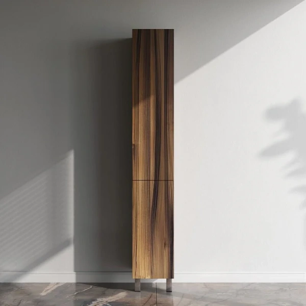 Пенал напольный 30 см Am.Pm Gem M90CSL0306HF, орех, левый