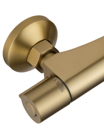 Смеситель для душа с термостатом WONZON & WOGHAND INN 5, брашированное золото WW-B1005-A-BG