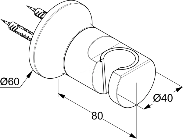Подключение для душевого шланга Kludi Nova Fonte 2055205-35