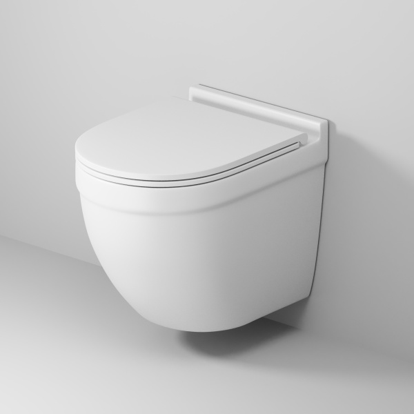 Унитаз подвесной безободковый Grossman  GR-4483MSQ с сиденьем микролифт