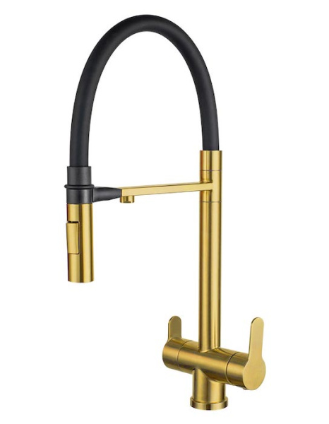 Смеситель для кухни (под фильтр) ZORG SZR-3030 BRONZE MAGNIT