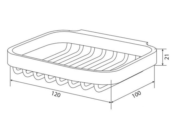 Мыльница-решетка AM.PM Inspire A5034664 Мыльница-решетка AM.PM Inspire A5034664