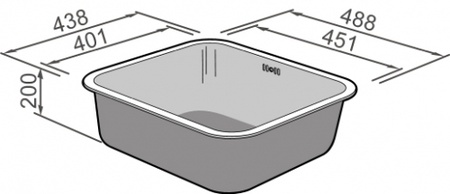 Мойка под столешницу Rodi Laguna