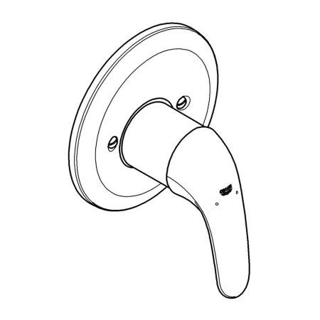 Смеситель для душа однорычажный Grohe Euroeco 32742 000 (32742000) хром