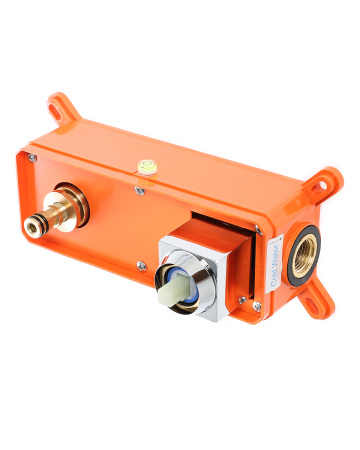 Смеситель для раковины однорычажный встраиваемый Orange Lutz M04-722cr хром