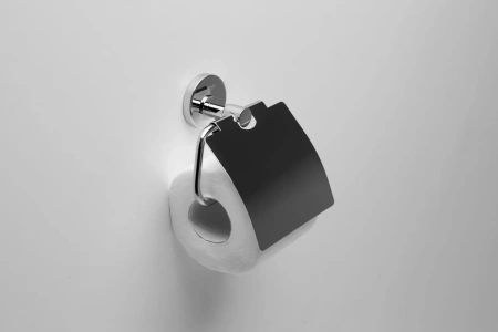 Держатель для туалетной бумаги с крышкой AM.PM Bliss A55341464 Держатель для туалетной бумаги с крышкой AM.PM Bliss A55341464