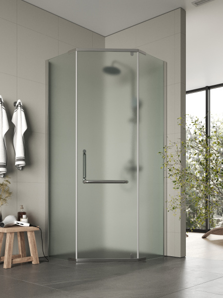 Душевой уголок без поддона (86х86) Agger A03-090MCR/G хром