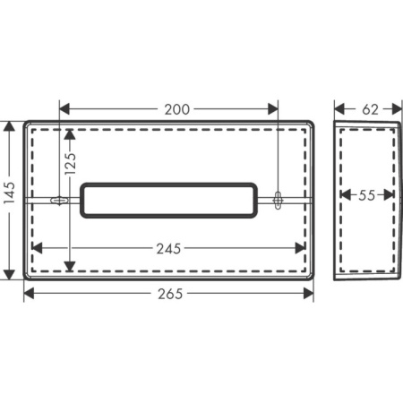 Держатель бумажных полотенец Hansgrohe AddStoris 41774670