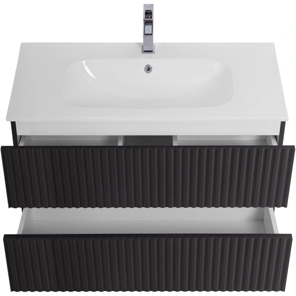 База под раковину Art&Max Torino AM-TORINO-900-2C-SO-GF-P Графит